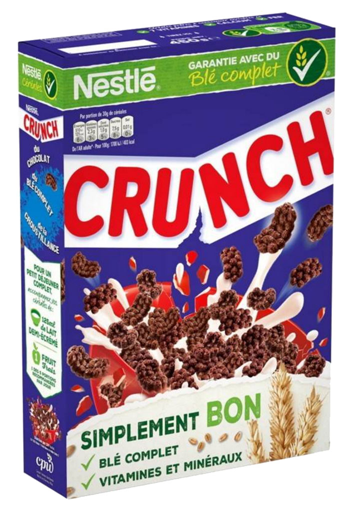 Crunch - Chocolat au lait & céréales x2 (200g) commandez en ligne avec  Flink !