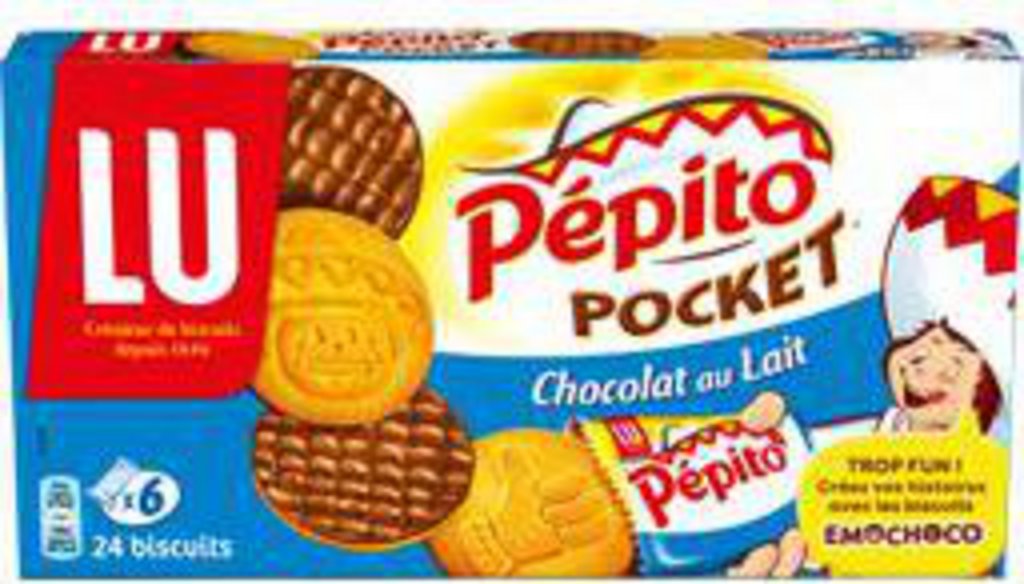 LU PEPITO POCKET LAIT 230G -  Chocolats