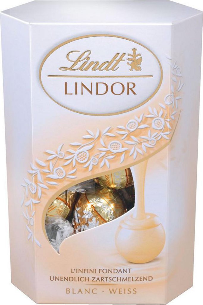Lindt Lindor Cornet Boules Blanc 200g -  Chocolats