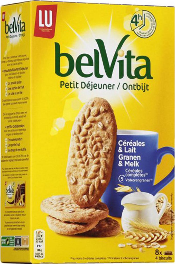 LU BelVita Petit Déjeuner Céréales & Lait 400g -  Chocolats