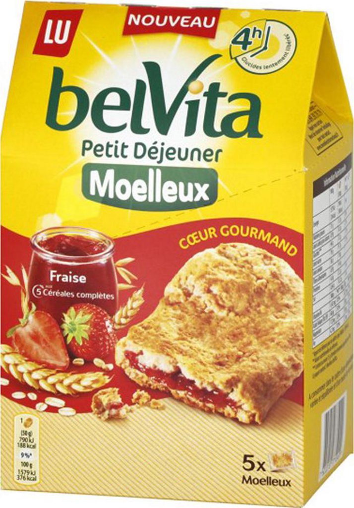 Lu - Belvita - Petit déjeuner moelleux coeur gourmand choco