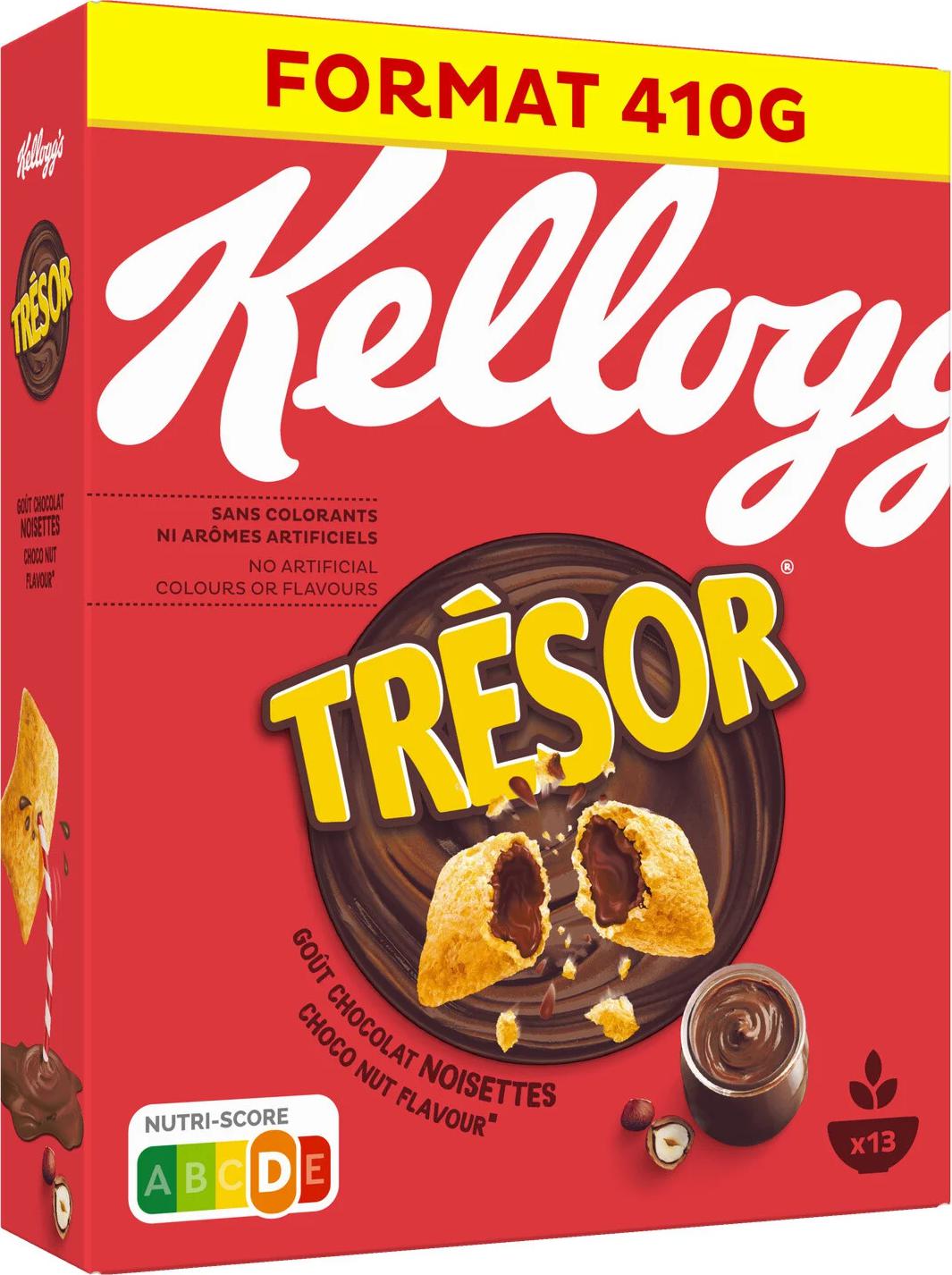 Céréales Kellogg's Trésor chocolat noisettes - 750g