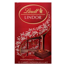 Lindt Lindor Carrés Lait (lot de 2)