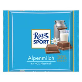 Ritter Sport Lait des Alpes (lot de 2)