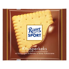 Ritter Sport Lait Biscuit (lot de 2)