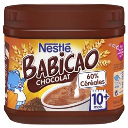 Nestlé Babicao Chocolat  60% Céréales (lot de 2)