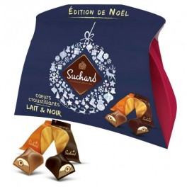 Suchard Edition De Noël Coeur Croustillants Chocolat Au Lait Et Noir 200g
