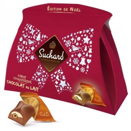 Suchard Edition De Noël Coeurs Croustillants Chocolat Au Lait 330g