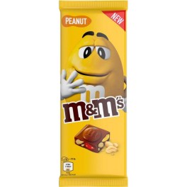 M&M's Tablette Peanut 165g (lot de 8 tablettes)