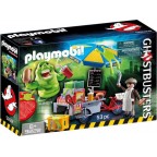 PLAYMOBIL 9222 Ghostbusters - Bouffe-Tout Avec Stand De Hot-Dog