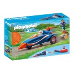 PLAYMOBIL 9375 Sport & Action - Pilote Et Voiture Fusée