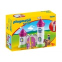 PLAYMOBIL 9389 1.2.3 - Château De Princesse Avec Tours Empilables