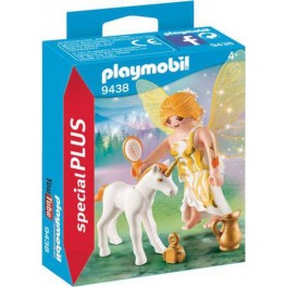 PLAYMOBIL 9438 Spécial Plus - Fée et bébé licorne