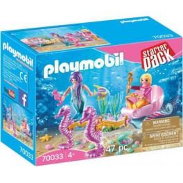 PLAYMOBIL 70033 - Starter pack - Magic Le monde des sirènes - Sirènes avec carrosse