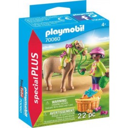 PLAYMOBIL 70060 CAVALIERE AVEC PONEY