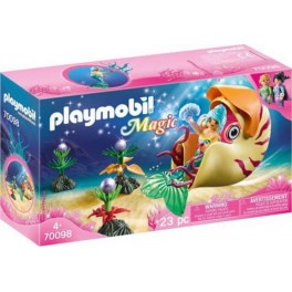 PLAYMOBIL 70098 - Magic - Sirène avec escargot des mers