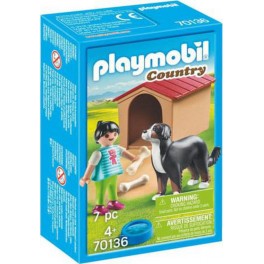 PLAYMOBIL Country 70136 Enfant avec son Chien