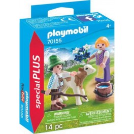 PLAYMOBIL 70155 ENFANTS AVEC VEAU