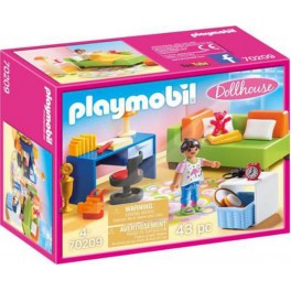 PLAYMOBIL 70209 - Dollhouse - Chambre d’enfant avec canapé-lit