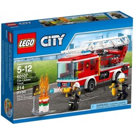 LEGO 60107 City - Le camion de pompiers avec échelle