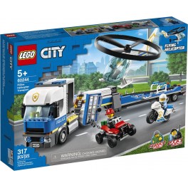LEGO City 60244 - Le Transport de l'Hélicoptère de la Police