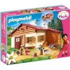 Playmobil 70253 - Heidi - Heidi avec grand-père et chalet