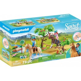 Playmobil 70330 - Spirit - Mare avec végétation