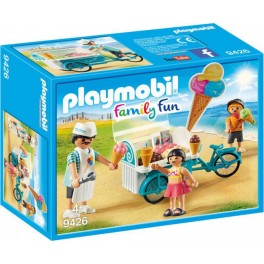 PLAYMOBIL 9426 Family Fun - Marchand De Glaces Et Triporteur