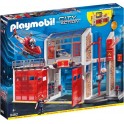 PLAYMOBIL 9462 City Action - Caserne De Pompiers Avec Hélicoptère