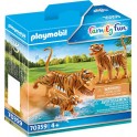 Playmobil 70359 - Family Fun - Couple de tigres avec bébé