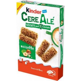 KINDER CereAlé Biscuits aux 7 céréales noisette 204g