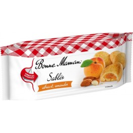Bonne Maman Biscuits Sablés Abricot Amandes 150g (lot de 3)