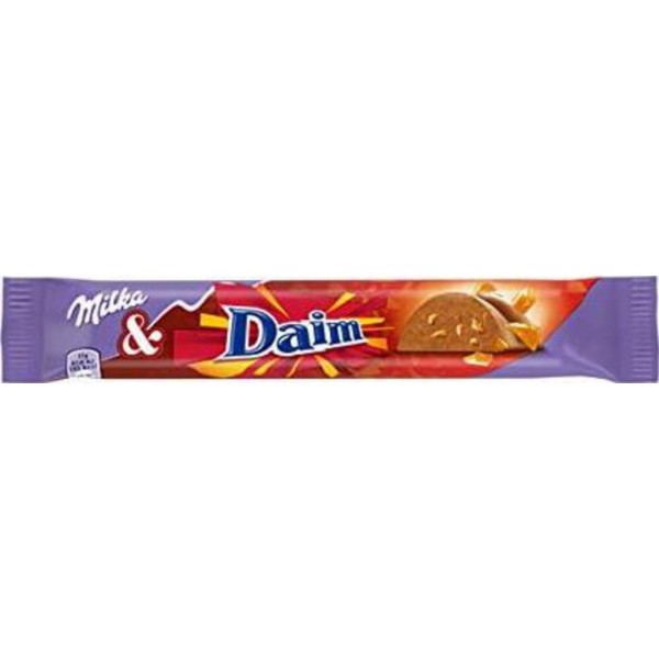 Milka & Daim barre de chocolat 100g - Épicerie Allemande