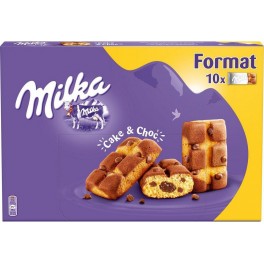 LU Milka Cake et Choc au Chocolat 10 Sachets