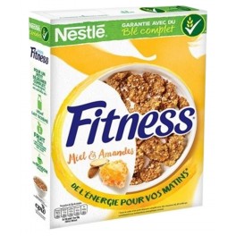 Nestlé Fitness Miel Et Amandes 355g (lot de 4)