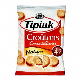 Tipiak Croûtons Croustillants Nature 90g (lot de 4)