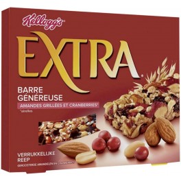 Kellogg's Extra Kellogg’s Extra Barre Fruits Rouges et Amandes 128g (lot de 3)