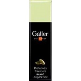 Galler Bâton Chocolat Blanc à la Pistache 65g (lot de 3)