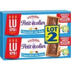 LU Petit Ecolier Petit beurre avec tablette chocolat au lait x2 150g (lot de 2)