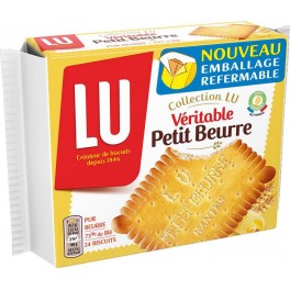 LU Collection LU Véritable Petit Beurre Pur Beurre 73% de Blé 200g (lot de 6)