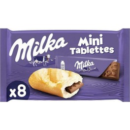 Milka Mini Tablettes 8 tablettes de 25g (lot de 3)