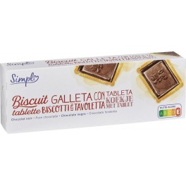 Simpl Biscuits tablette chocolat noir