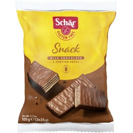 Schar Barres chocolatées aux noisettes, sans gluten