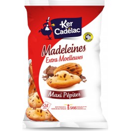 Ker Cadélac Ker Cadelac Madeleines Extra Moelleuses Pépites Chocolat x24 600g