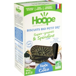 Hoope Biscuits bio spiruline noix de coco