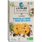 Atelier Sans Gluten Cookies Bio chocolat noir et noix de coco sans lactose sans gluten