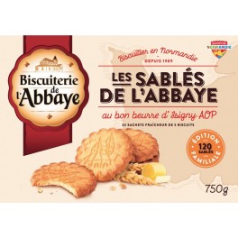 Biscuits sablés au beurre Biscuits L'ABBAYE