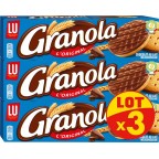 LU Biscuits sablés Granola L’Original Chocolat Lait 3x200g 600g