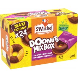 St Michel Gâteaux Doonuts marbrés 720g