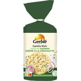 Gerble Galettes de maïs oignon à la ciboulette 123,5g